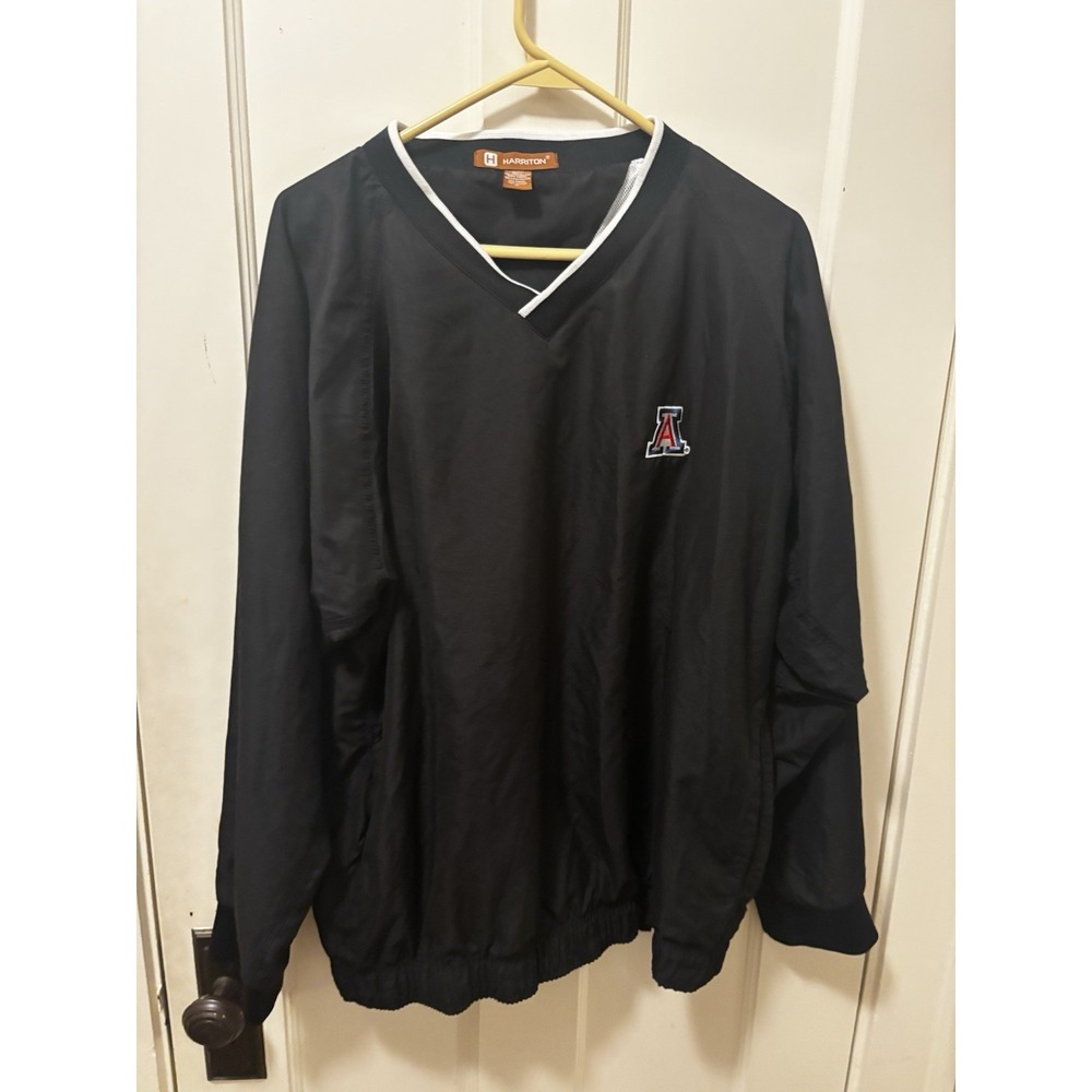 Harriton University of Arizona Wildcats Windshirt Mens Large V-Neck Pullover